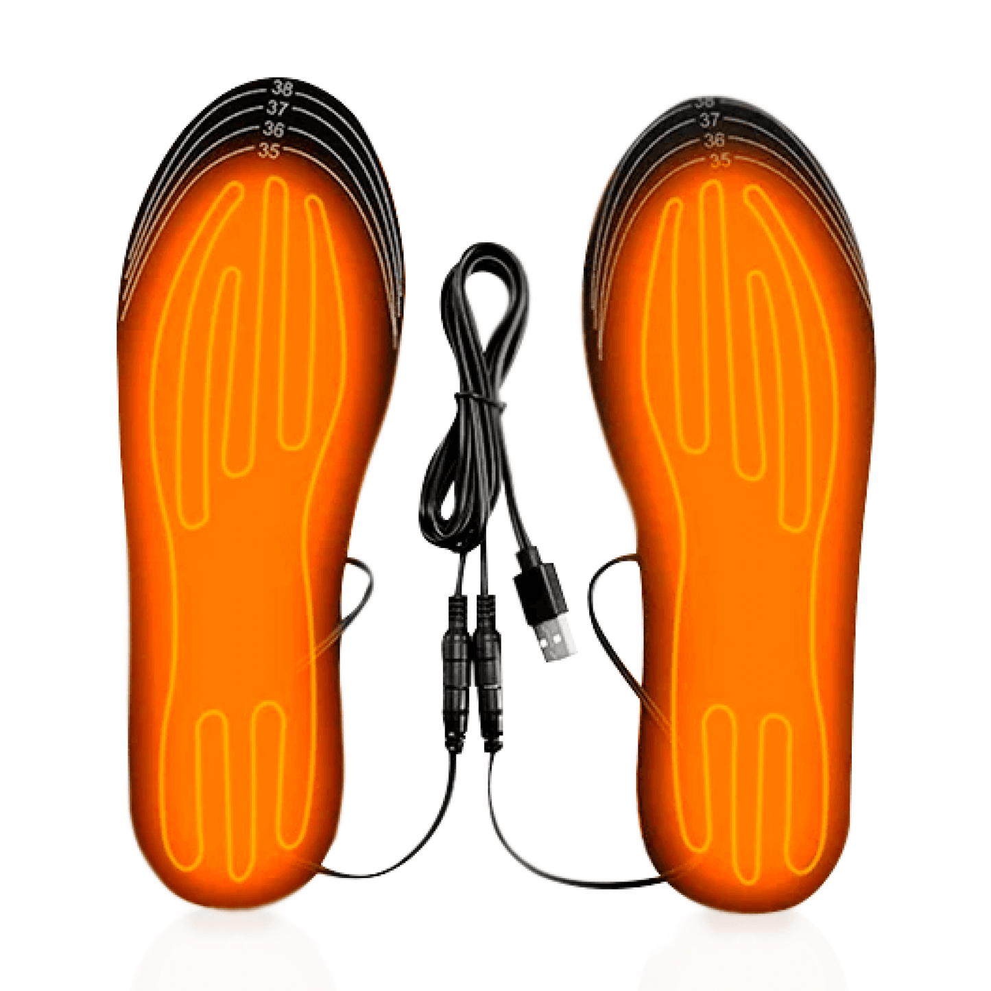 Heated Shoe Insoles Inserts - Rechargeable Thermal Footbed for Comfort in Shoes & Boots - Ideal for Cold Weather Use