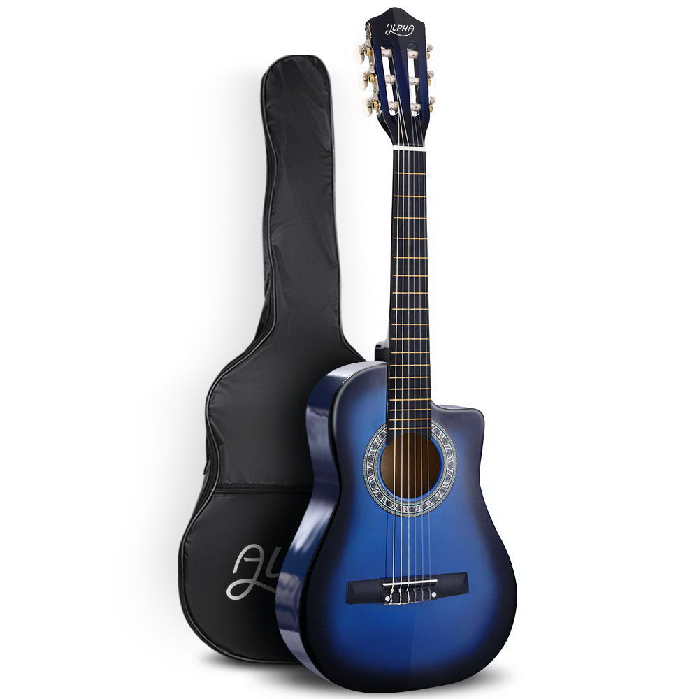 Kids Guitar: Acoustic Children's Guitar for Music Beginners - Ideal Gift for 5 Year Olds - Pink & Blue Options