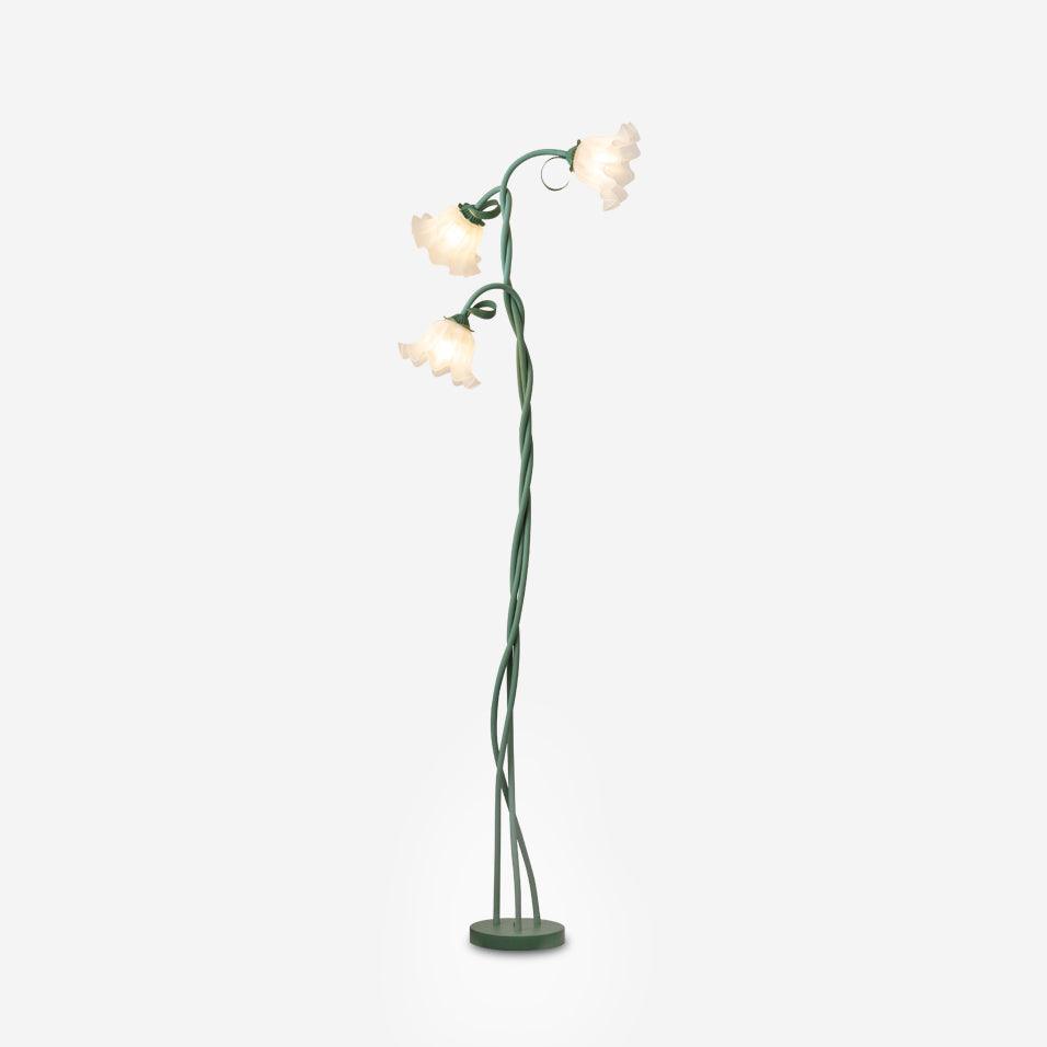 LED Floor Lamp with Calla Flower Design - Modern Lighting for Living Room & Bedroom Decor