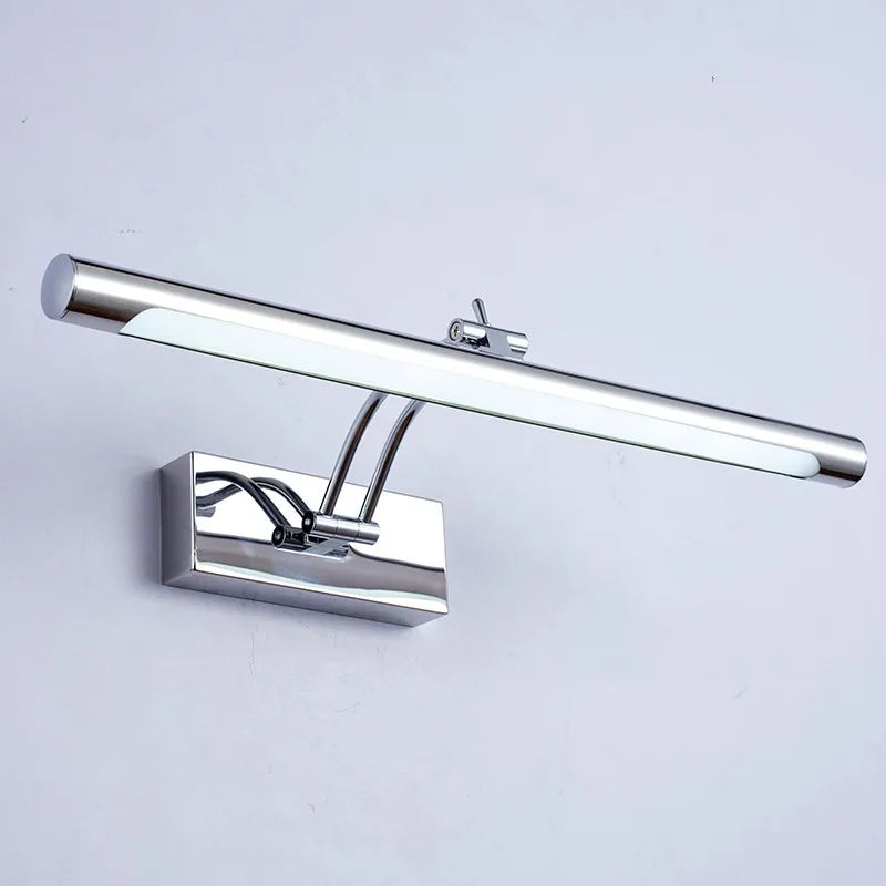 LED Bathroom Wall Light Fixture, Waterproof, 40/55/70CM, Mirror Image Sconce, Cosmetic Decor for Bedroom, AC85-265V Wall Lighting Accessory