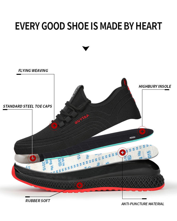 Indestructible Lightweight Shoes for Work - Safety Sneaker Perfect for Tough Jobs