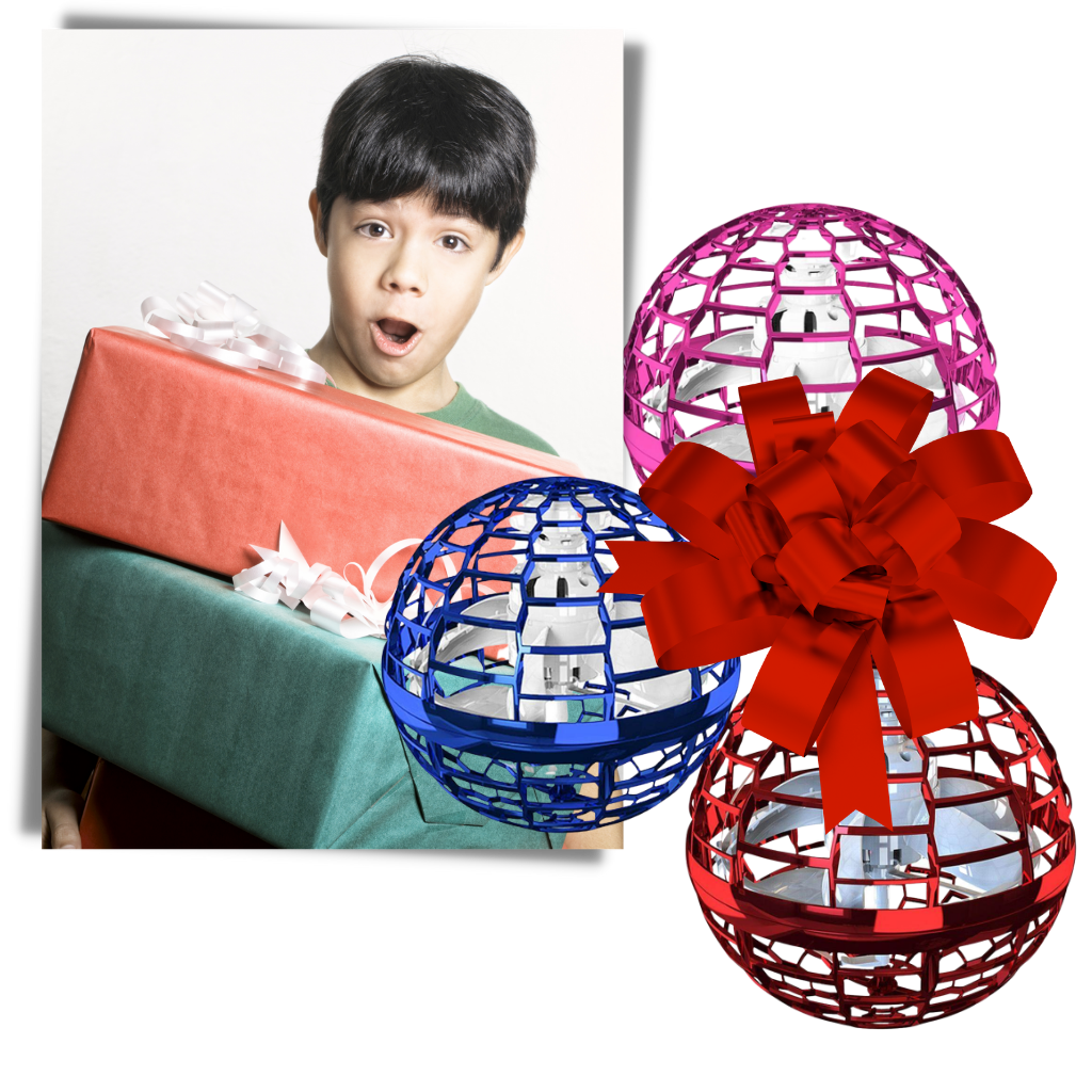 Hoverball Magic Flying Spinner – Sensory Toy with LED Lights