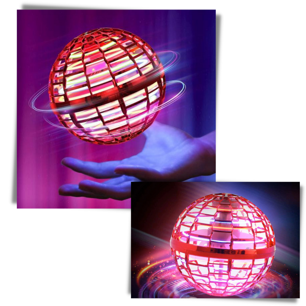 Hoverball Magic Flying Spinner – Sensory Toy with LED Lights
