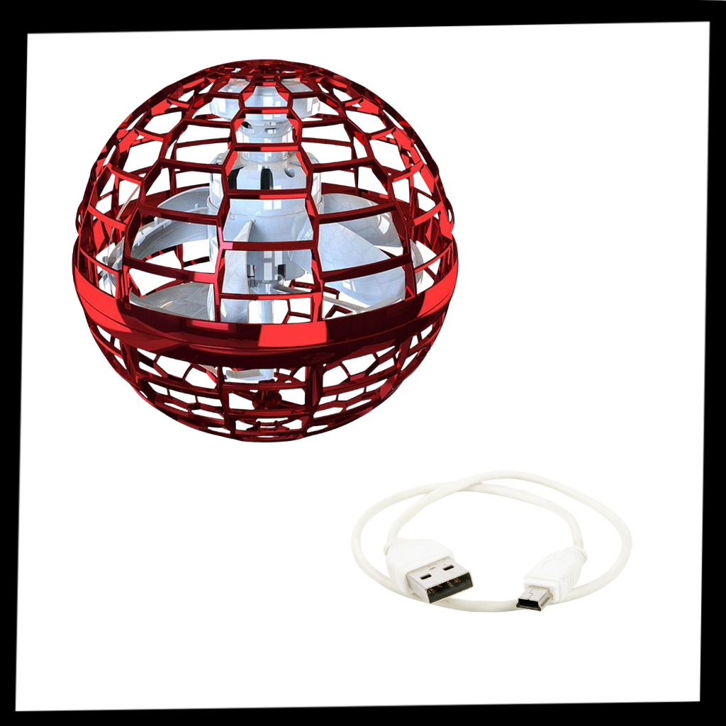 Hoverball Magic Flying Spinner – Sensory Toy with LED Lights