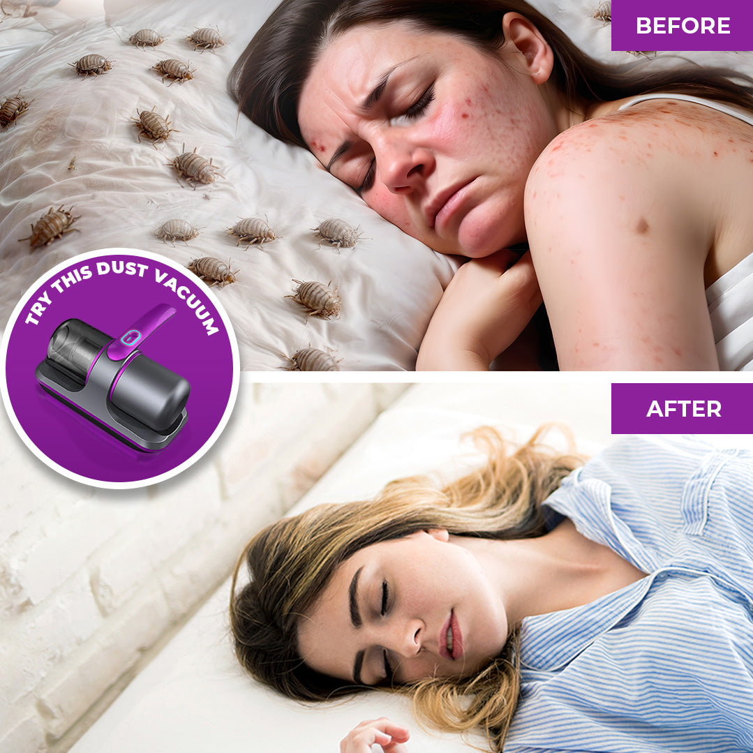 Dust Vacuum & Iron | HEPA Filtration, Cordless & Lightweight for Allergy-Free Home Cleaning