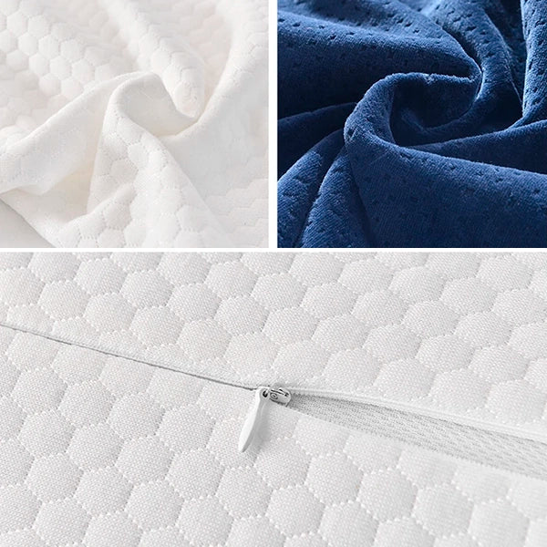 Lumbar Support Pillow for Sleeping, Back Pain Relief Cushion, Ergonomic Design for Side & Back Sleepers, Ideal for Home & Travel