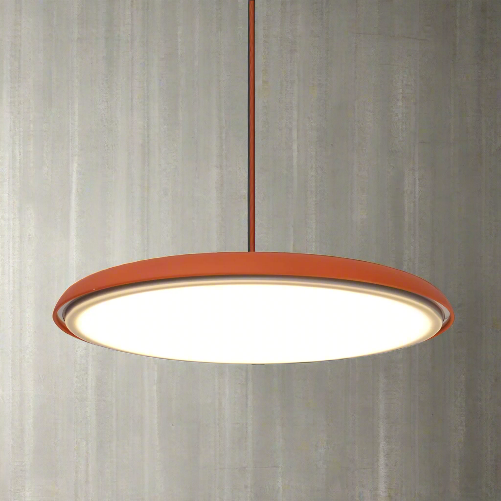 LED Cookie Pendant Light Fixture - Modern Round Design for Kitchen Island & Dining Room Lighting