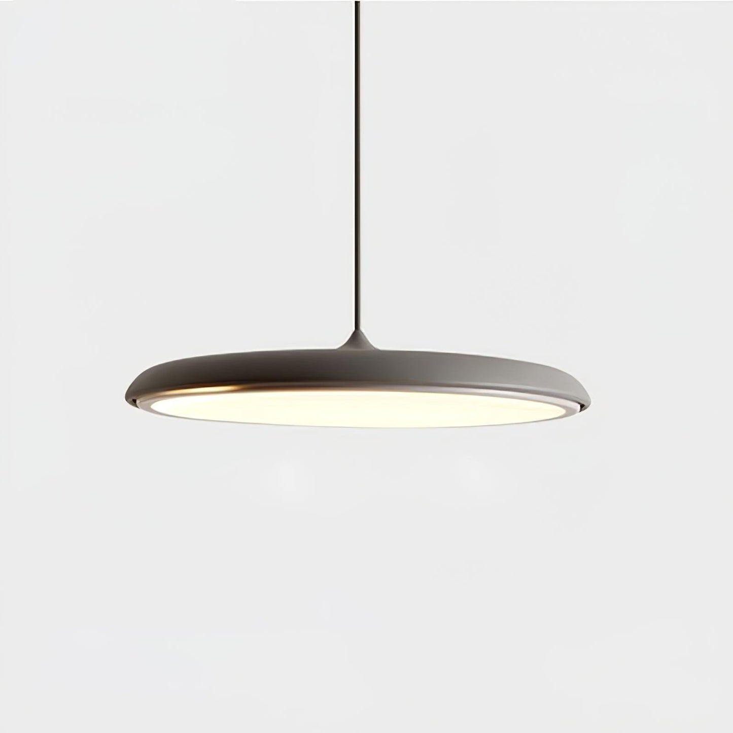 LED Cookie Pendant Light Fixture - Modern Round Design for Kitchen Island & Dining Room Lighting