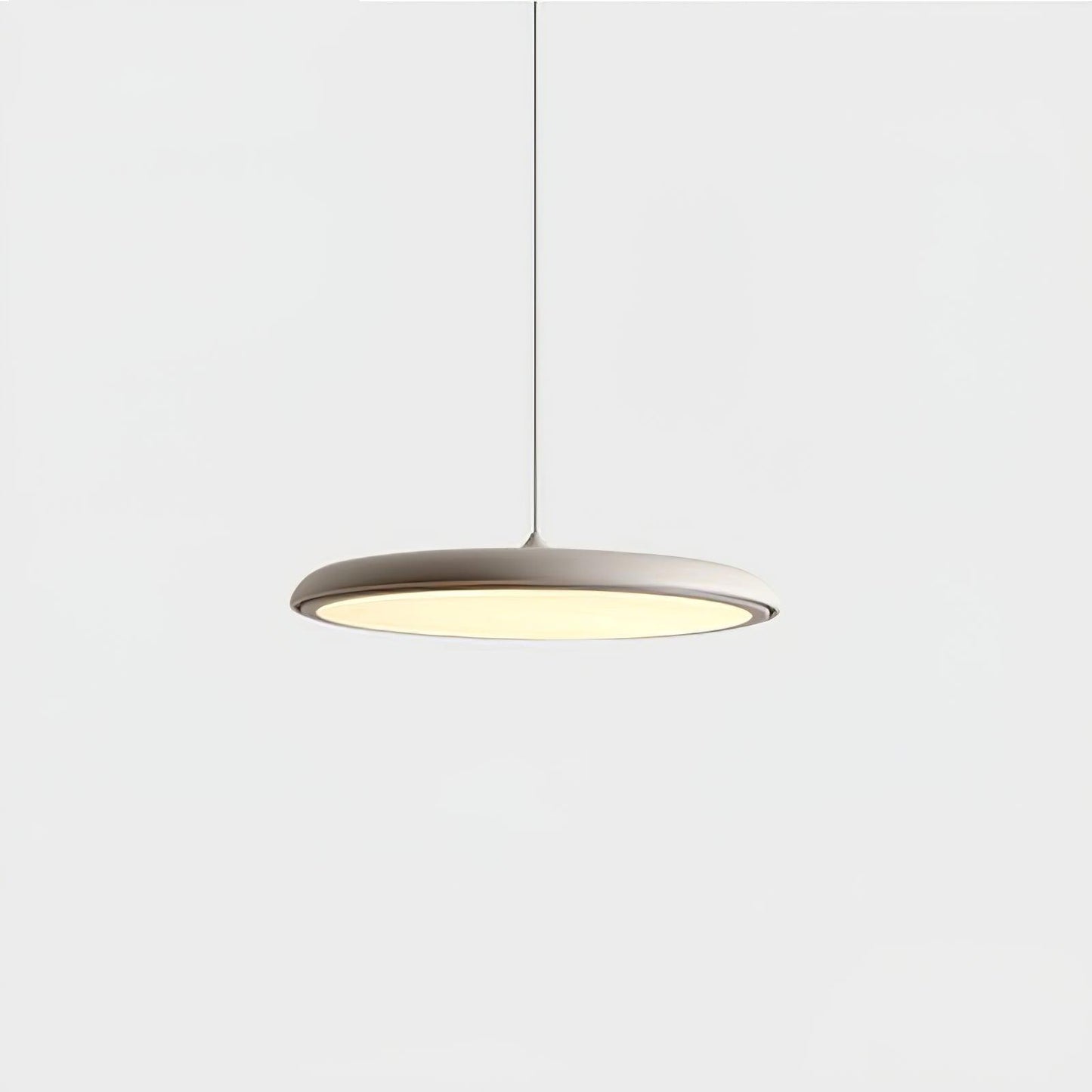 LED Cookie Pendant Light Fixture - Modern Round Design for Kitchen Island & Dining Room Lighting