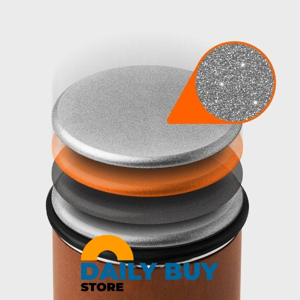 Diamond Knife Sharpener | Dual Grinding Angles & Interchangeable Discs for Professional-Grade Kitchen Performance