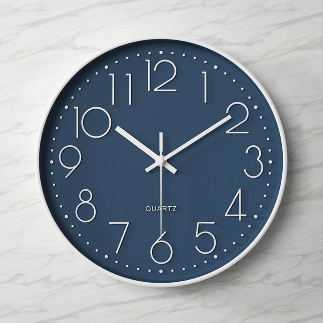 Modern Oversized Wall Clock | Silent Quartz Movement, Eco-Friendly Design & Ideal for Contemporary Home Decor