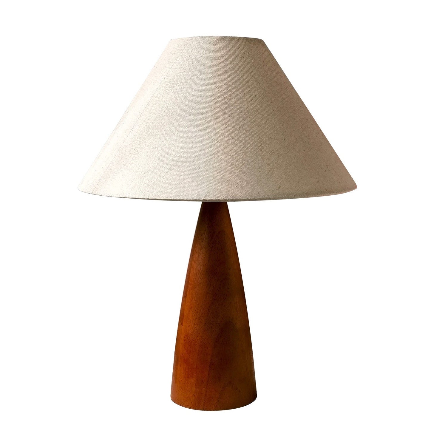 Solid Wood Retro Table Lamp with Adjustable Brightness for Living Room & Bedroom Lighting