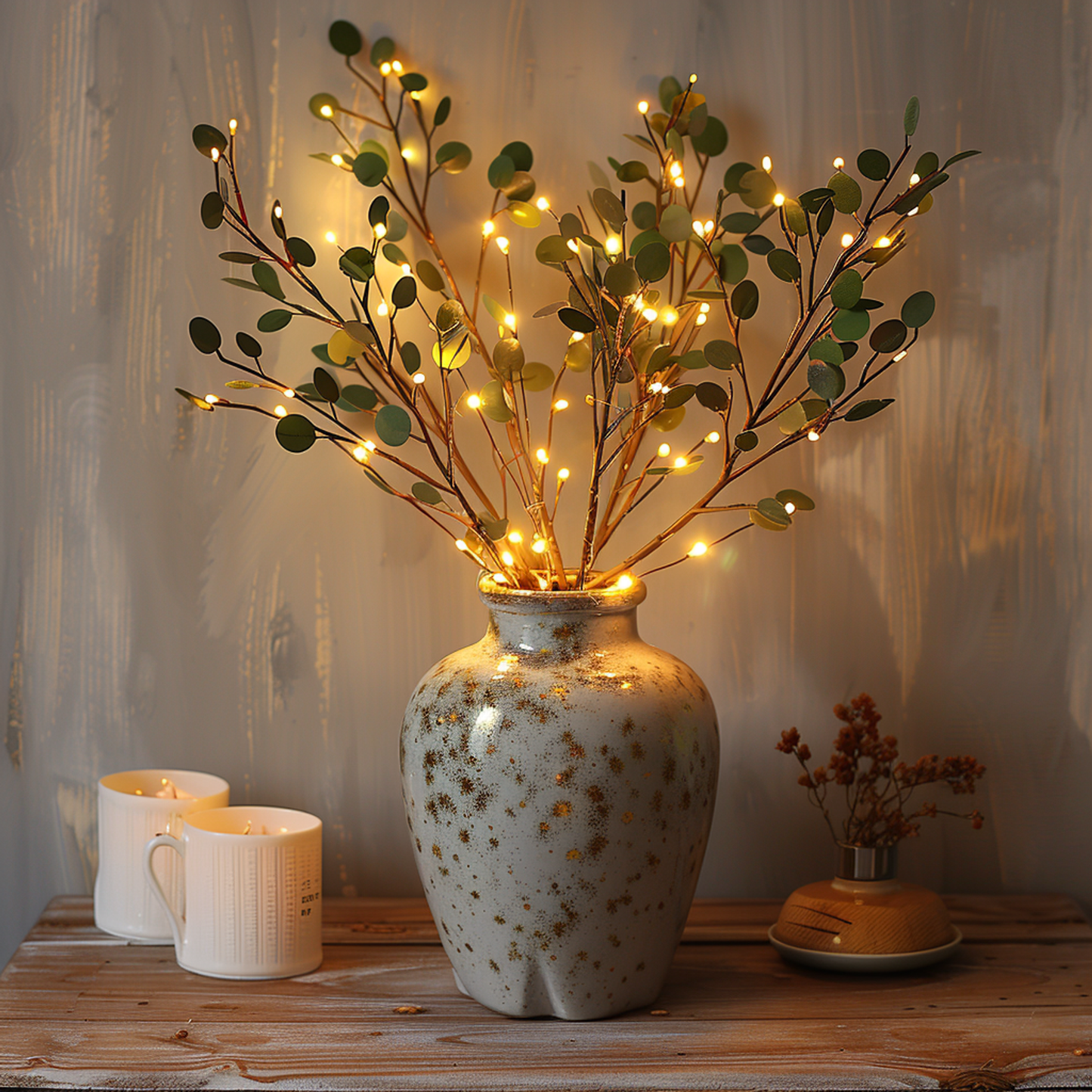 LED Twinkling Fairy Lights on Branch - Decorative String Lights for Indoor & Outdoor Use, Perfect for Parties and Home Decor