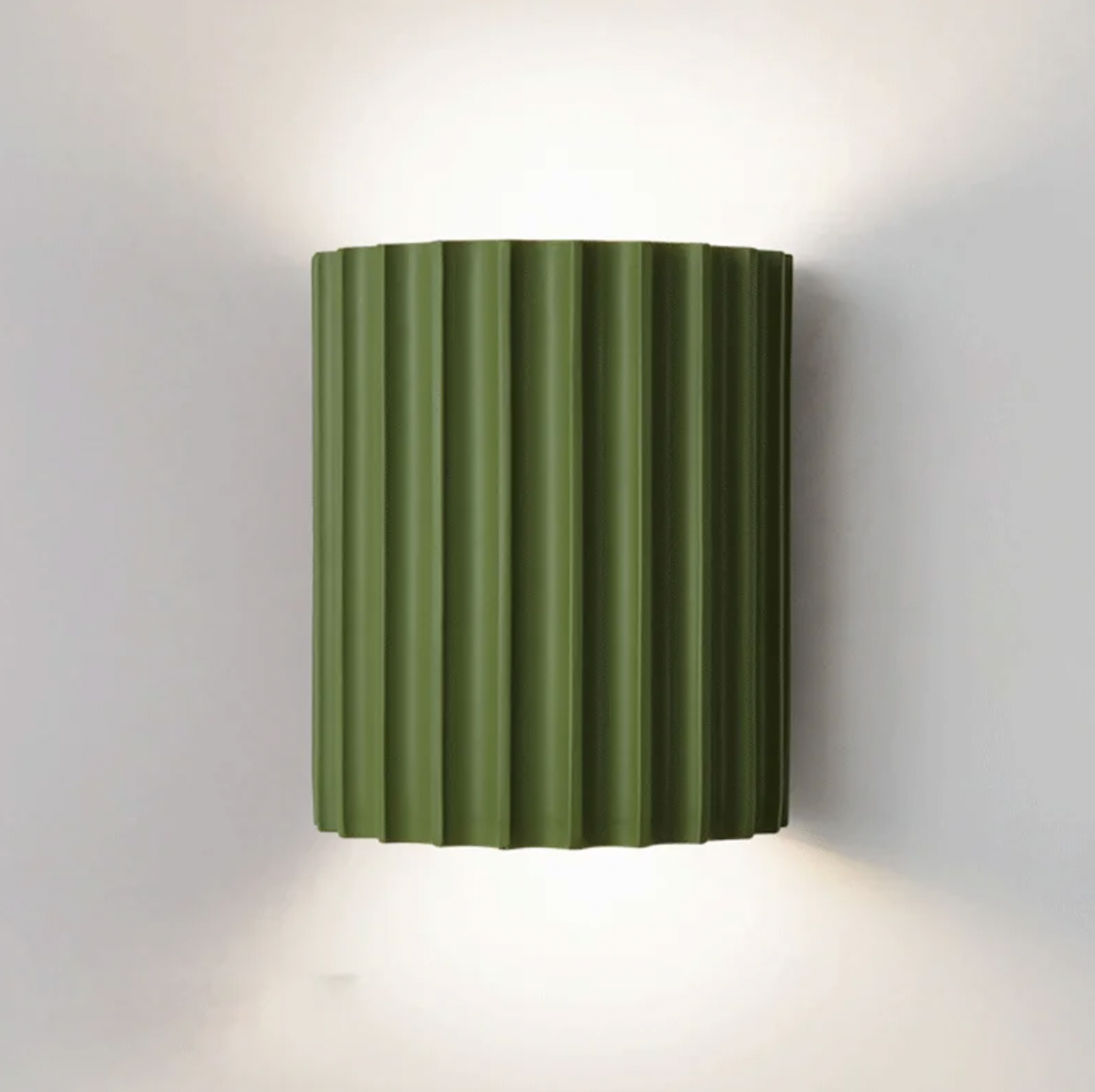 LED Modern Resin Wall Light Fixture - Contemporary Design for Living Room, Hallway & Bedroom Lighting