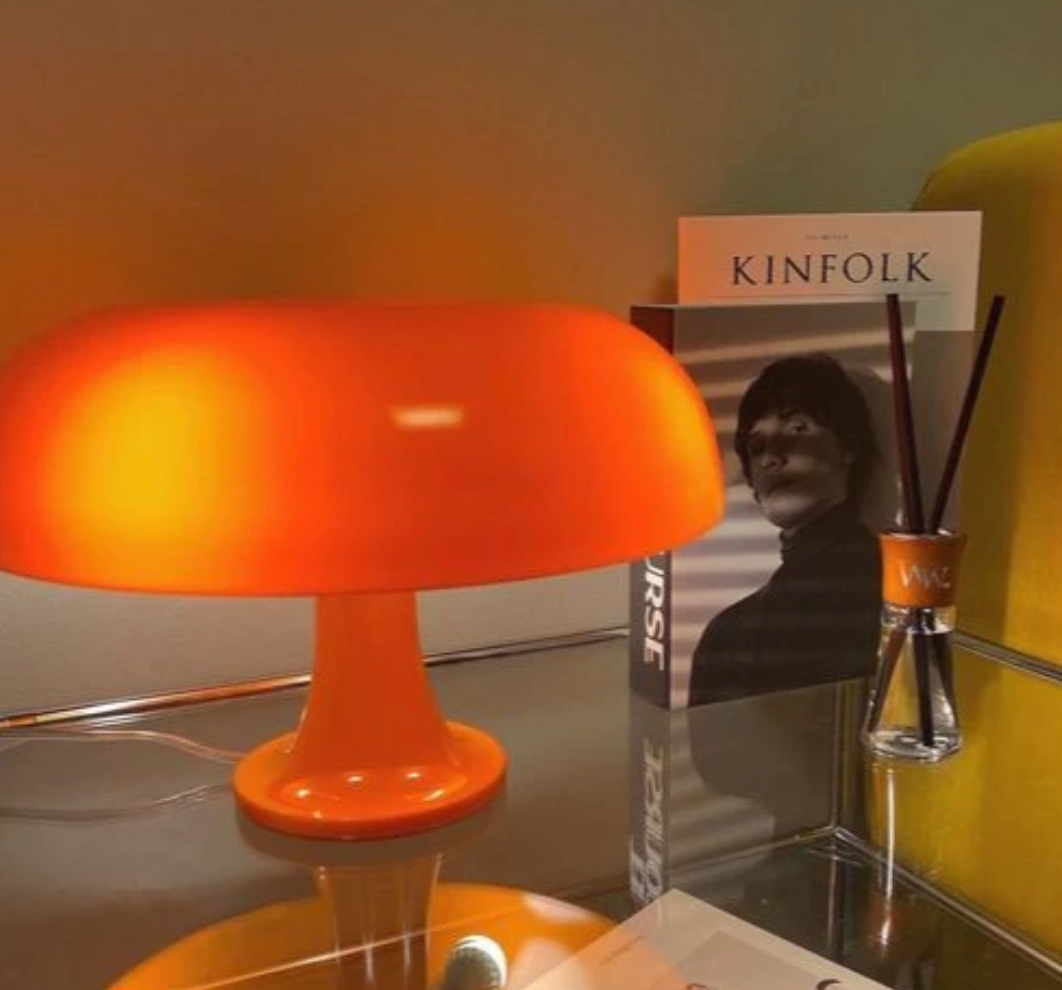 Nordic Mushroom LED Table Lamp - Modern Decorative Light for Home, Bedroom, and Living Room