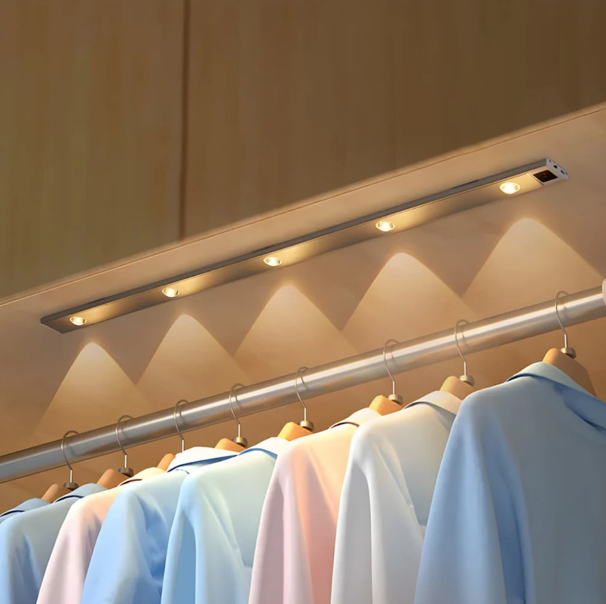 Cordless Smart LED Motion Sensor Light for Home Security & Energy Efficiency