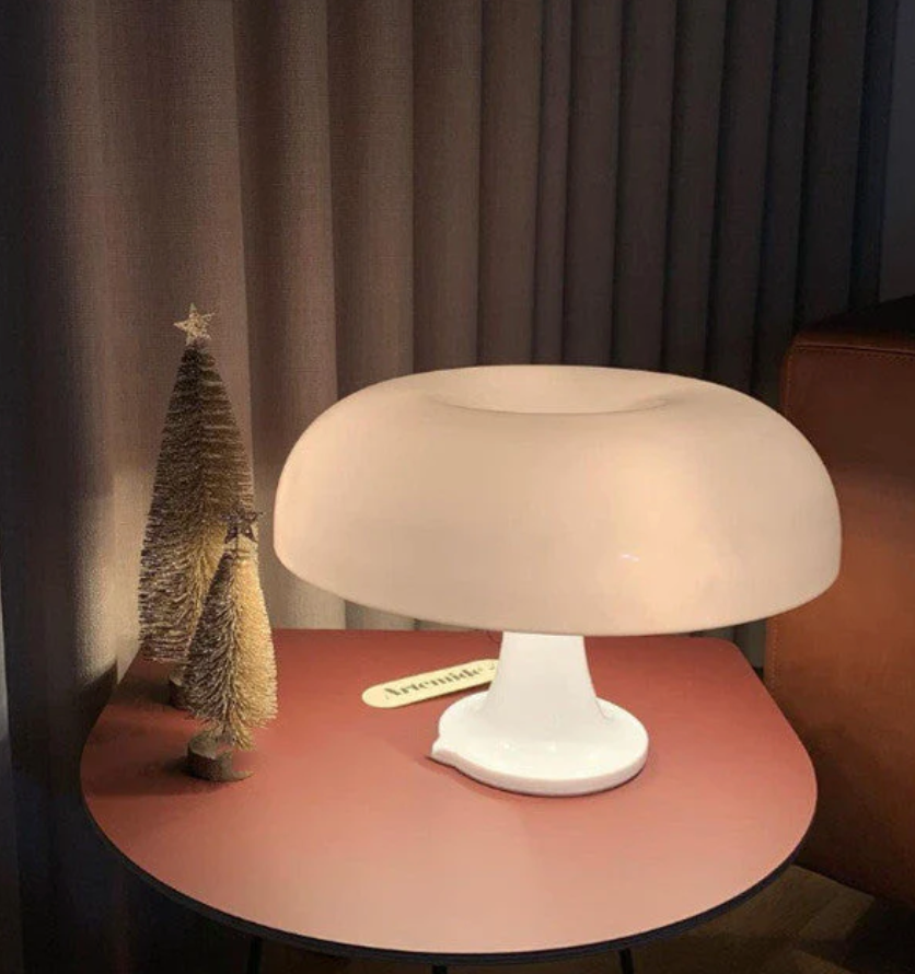 Nordic Mushroom LED Table Lamp - Modern Decorative Light for Home, Bedroom, and Living Room