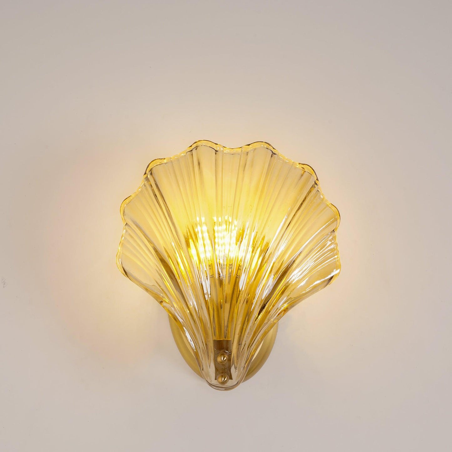 Shell Wall Light Fixture - Coastal Style Sconce for Living Room, Bedroom, and Hallway Decor