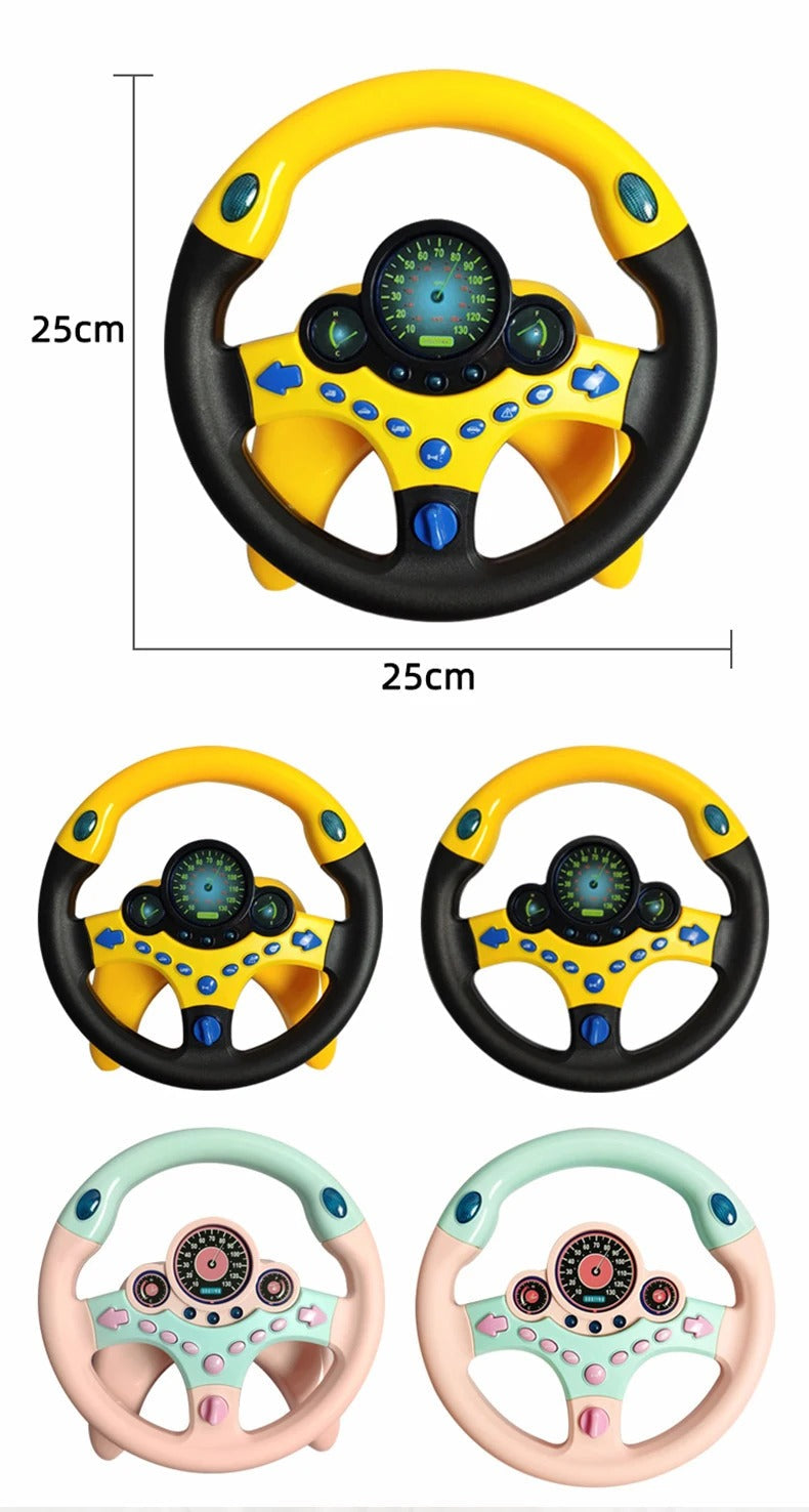 Childrens Steering Wheel Toy - Fun and Engaging Steering Wheel Toy for Young Car Enthusiasts