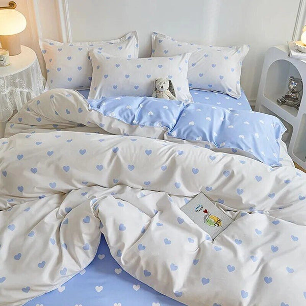 Soft Bedding Set blue