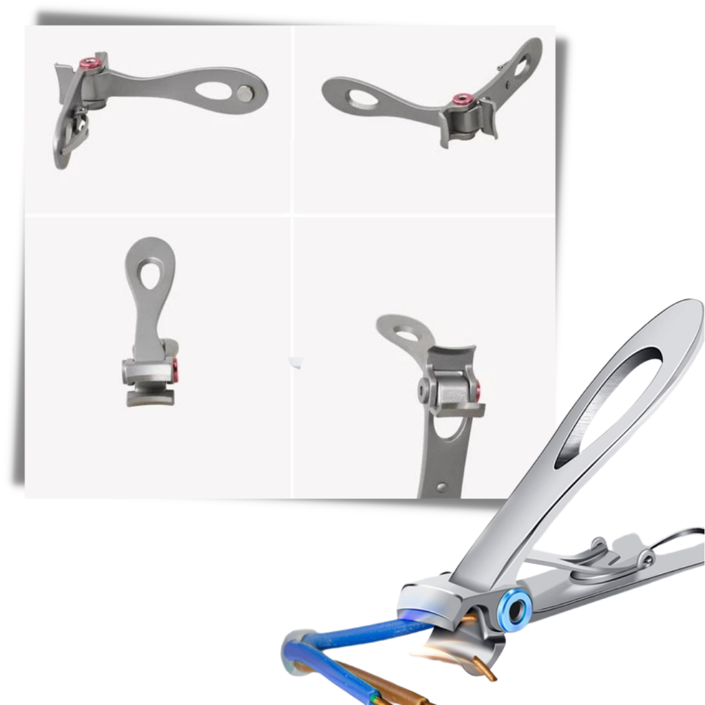 Premium Stainless Steel Nail Clippers | Extra Wide Jaw for Thick Toenails - Perfect for Podiatry Care