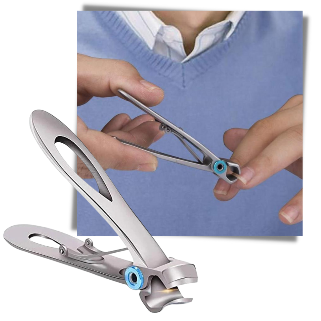 Premium Stainless Steel Nail Clippers | Extra Wide Jaw for Thick Toenails - Perfect for Podiatry Care