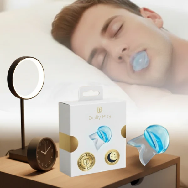 Sleep Apnea Treatment Without CPAP – At-Home Tongue Retaining Device for Snoring Relief