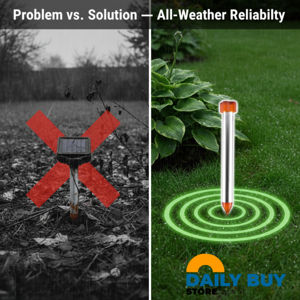 Battery-Powered Snake Repellers | 8th Generation, Weather Resistant & Effective for Outdoor Protection Against Snakes