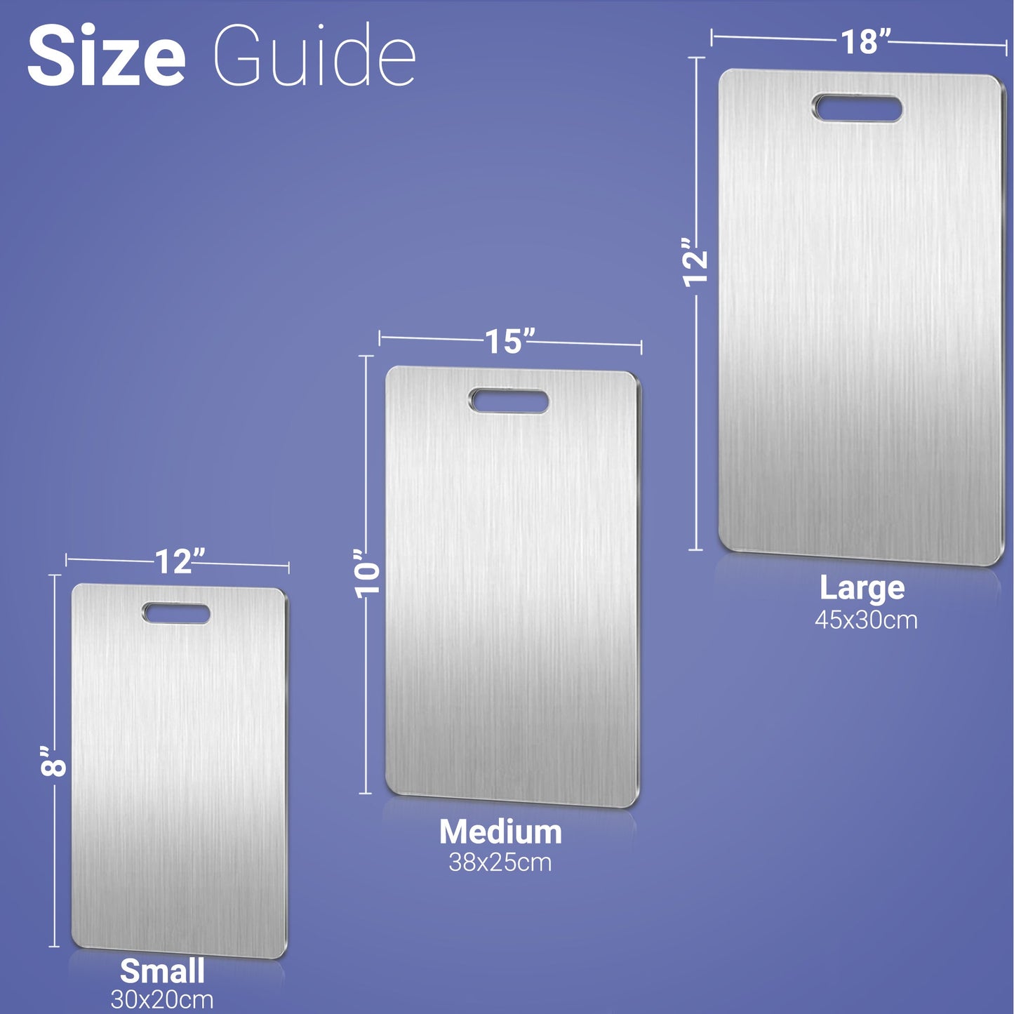 Stainless Steel Chopping Board - Top Yamato Titanium Cutting Board in Australia for Durable Use