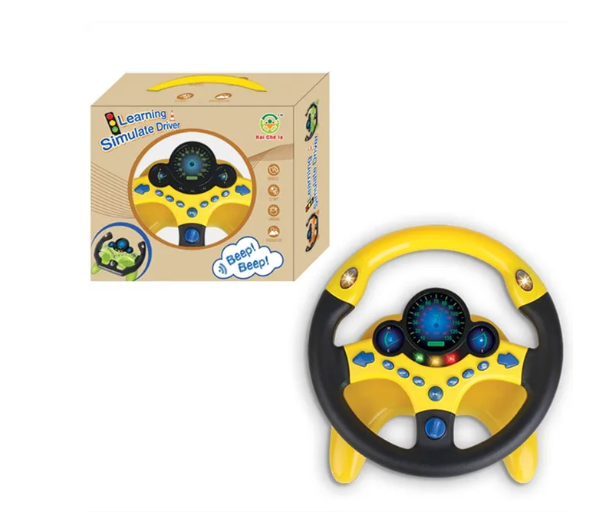 Childrens Steering Wheel Toy - Fun and Engaging Steering Wheel Toy for Young Car Enthusiasts