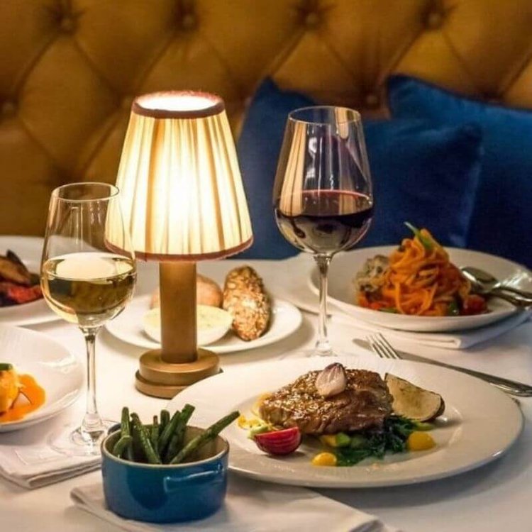 LED Fabric Table Lamp - Modern Design with Adjustable Brightness for Living Room & Bedroom Lighting