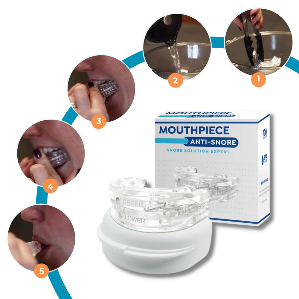 Anti-Snore Mouthpiece – Sleep Apnea Solution & Snoring Aid for Restful Nights