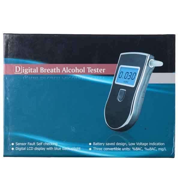Digital Alcohol Breath Tester – High Accuracy, Quick Response, Portable for Personal Use