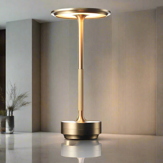 Mini Lamp LED: Cordless USB Table Lamp for Lounge & Restaurants - Sleek Ambient Design