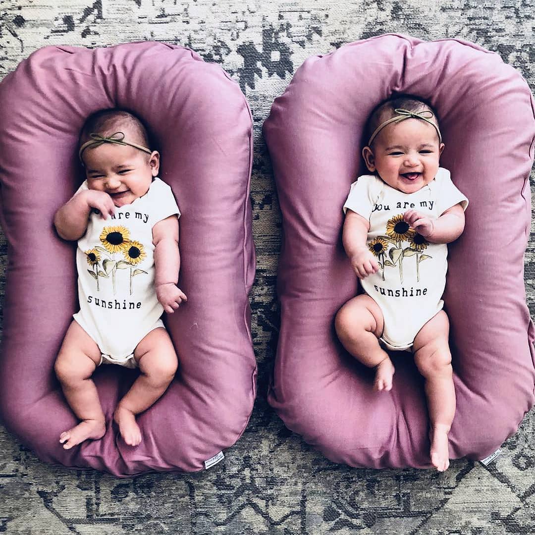 Organic Baby Lounger | Ultra-Soft, Breathable & Travel-Friendly for Cozy Playtime and Naptime