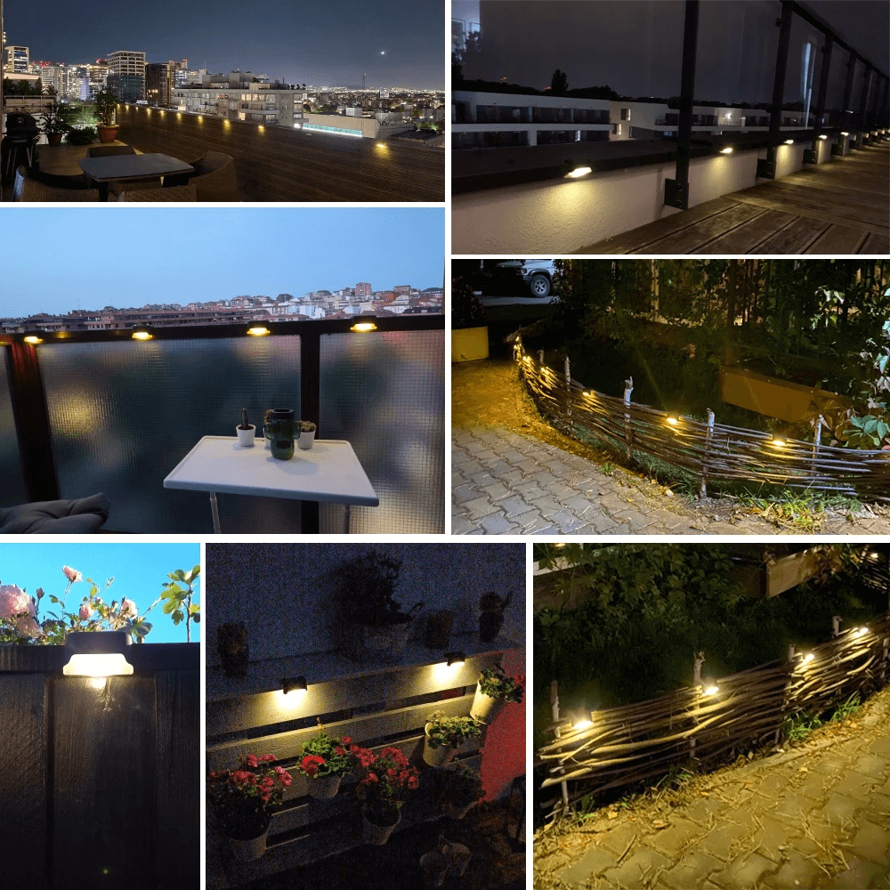 LED Solar Path Lights – Waterproof Outdoor Decor for Stairs, Patio & Fence