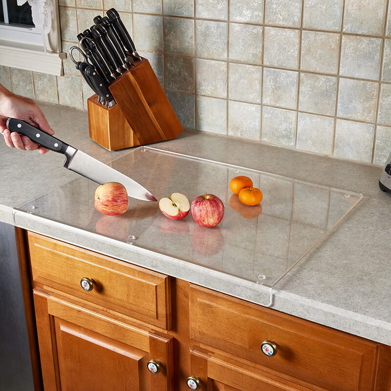 Non-Slip Acrylic Cutting Board | Transparent, Durable & Ideal for Home and Professional Use