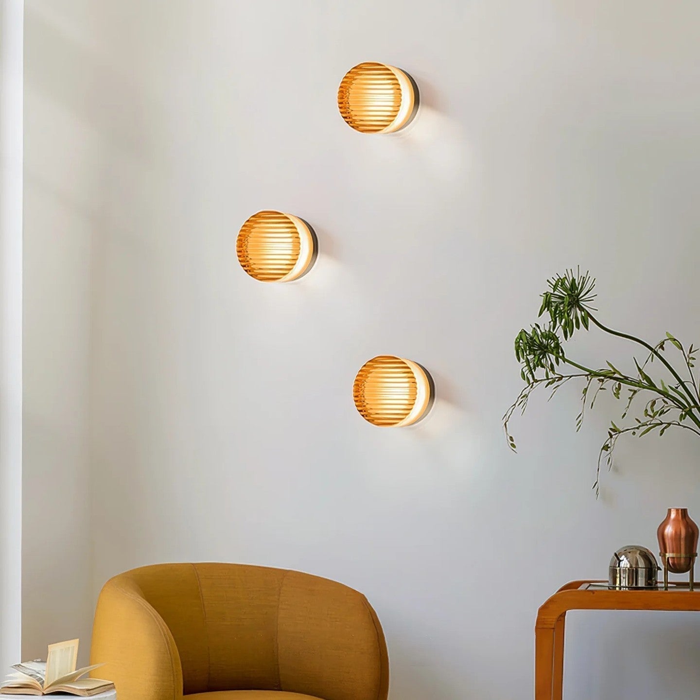 LED Wall Light Fixture - Modern Indoor & Outdoor Lighting for Home & Garden Use