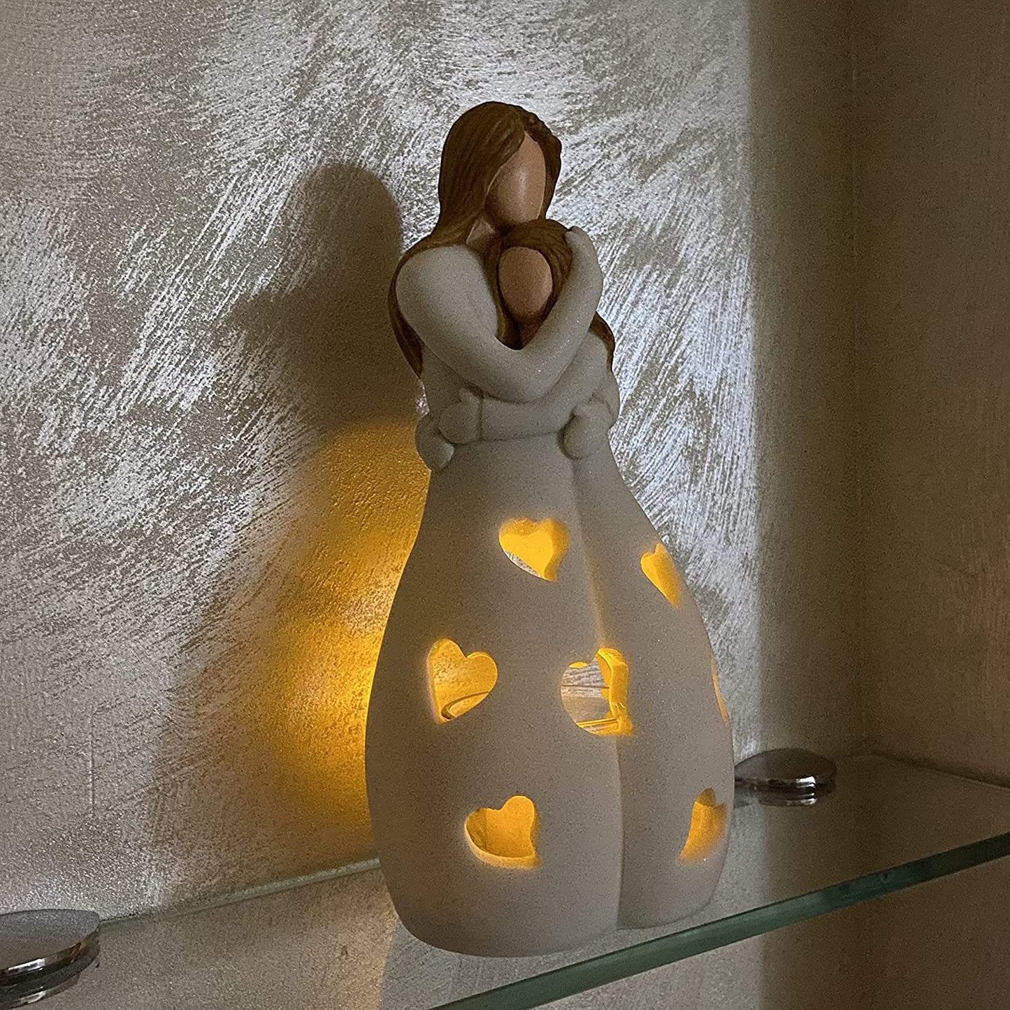 LED Heart-Shaped Night Light - Battery Operated Decorative Lamp for Bedroom, Nursery & Romantic Settings