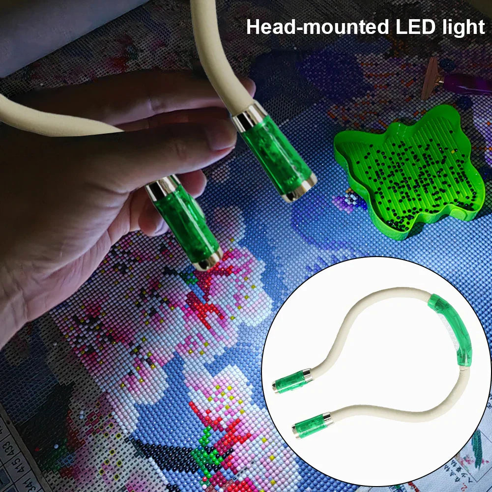 Hands-Free Flexible LED Neck Light | Adjustable Brightness for Reading, Crafts & Night Walking
