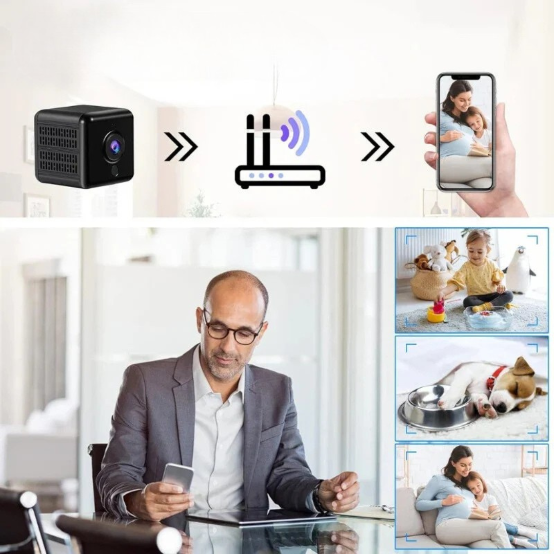 Mini Wireless Hidden Camera | 1080P HD, Compact Design & Ideal for Indoor/Outdoor Surveillance