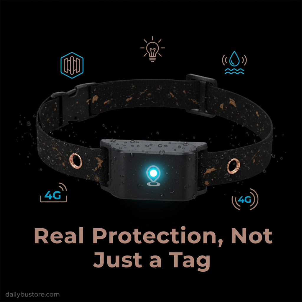 4G GPS Dog Tracker Collar | Real-Time Location & Safety Alerts