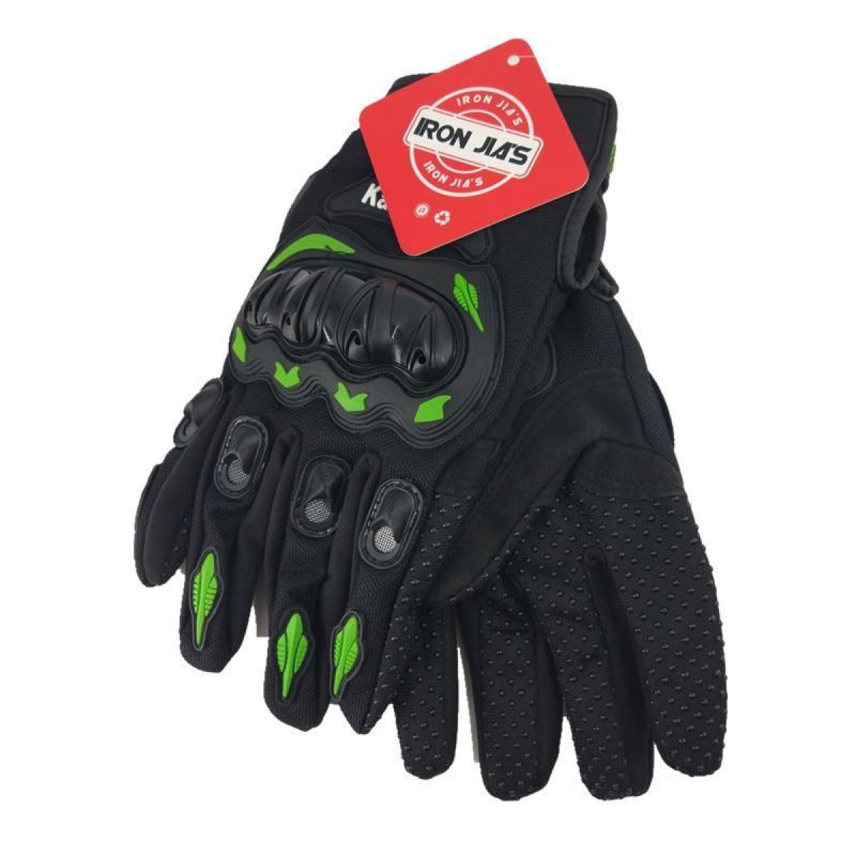 Full Finger Motorcycle Kawasaki Gloves Motocross Leather Motorbike