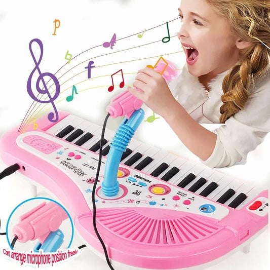 Kids Electronic Keyboard with Microphone – Fun Musical Learning Toy