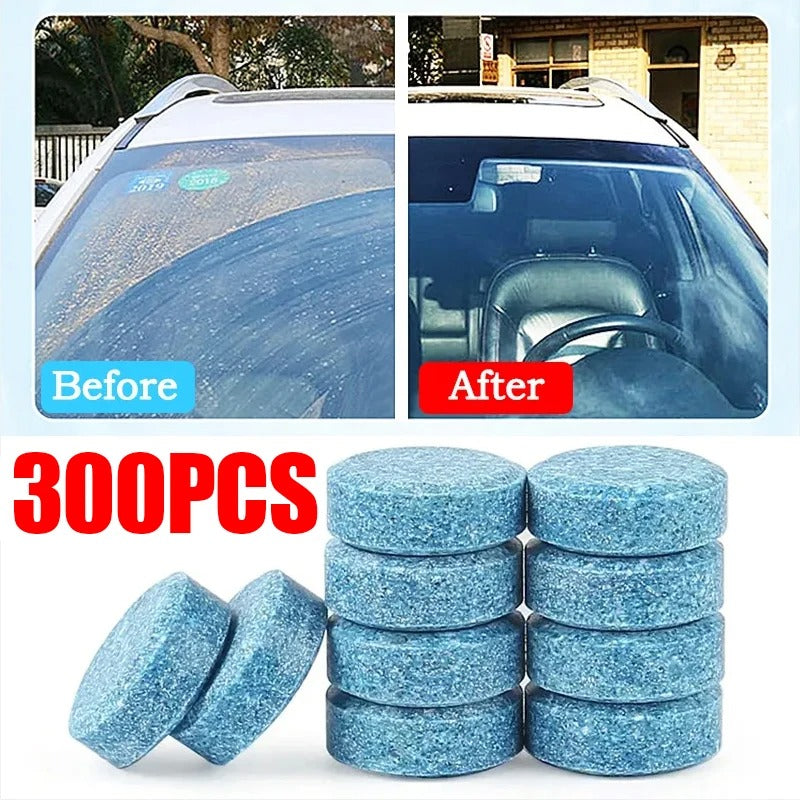 Car Windscreen Cleaner Effervescent Tablets | Concentrated, Eco-Friendly & Easy to Use for Clear Visibility