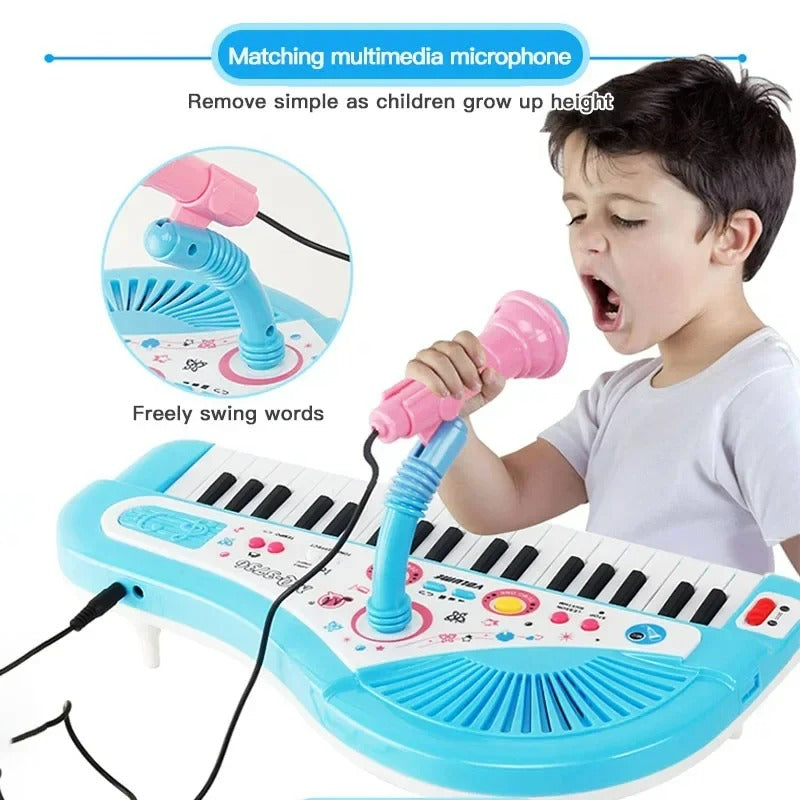 Kids Electronic Keyboard with Microphone – Fun Musical Learning Toy