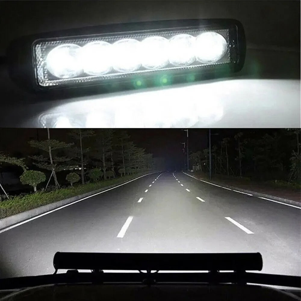 18W LED Car Work Lights | Waterproof, High Brightness & Ideal for SUVs, Trucks & Off-Road Vehicles