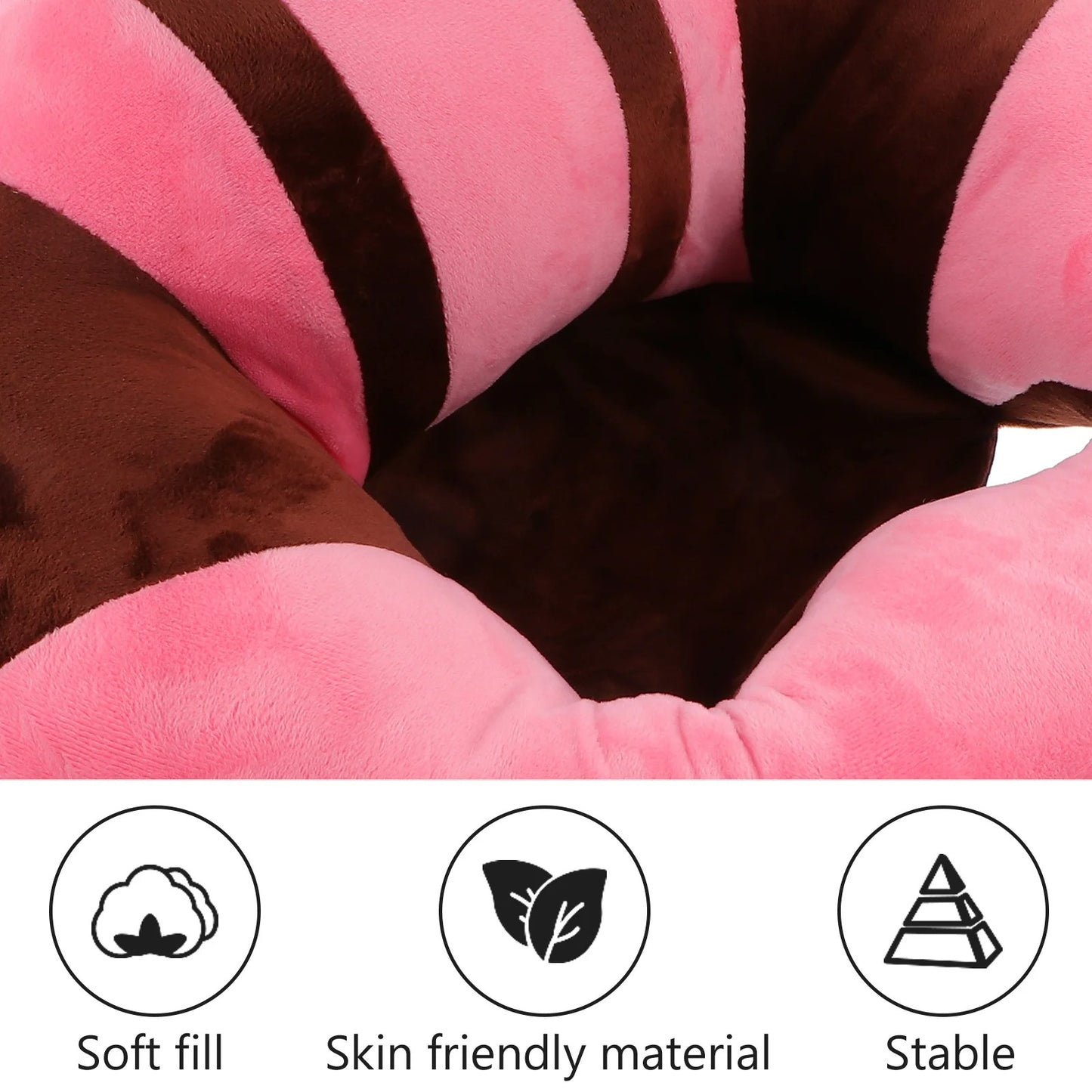 Little Infants Baby Lounger – Plush & Supportive Seat for Growing Babies