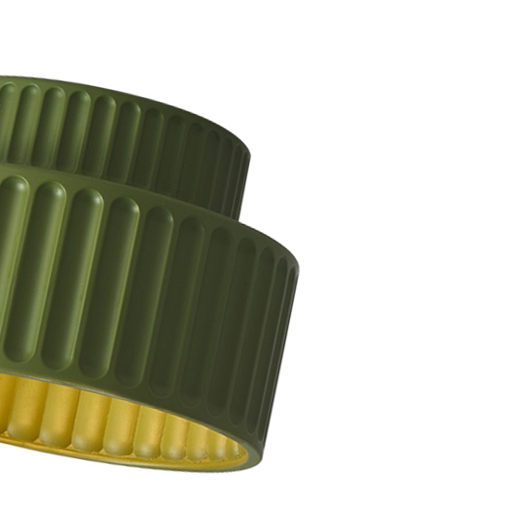 1-Light Vintage Drum Semi Flush Mount Ceiling Light in Cream for Living Room & Hallway