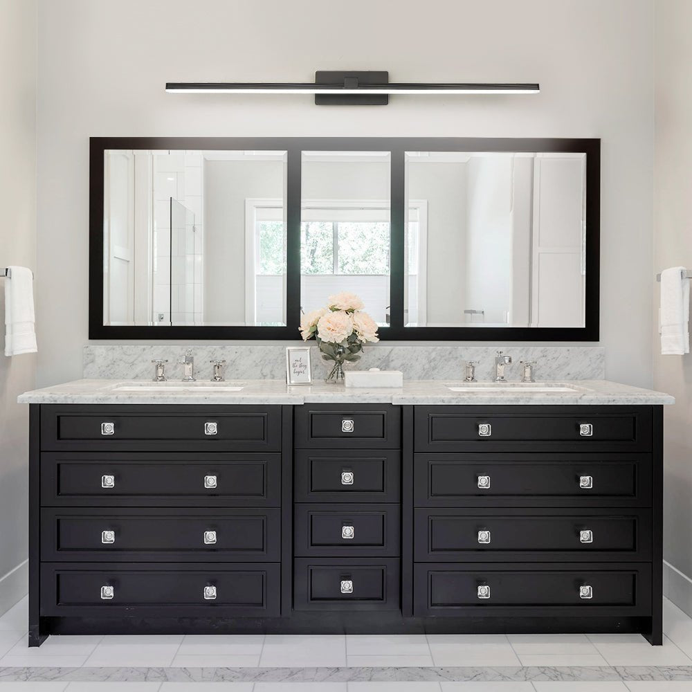 Ultra Thin LED Bathroom Vanity Light Bar - Cool White Lighting for Modern Minimalist Bath Spaces